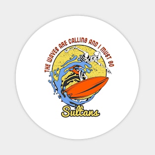 Sultans skeleton surfer Magnet